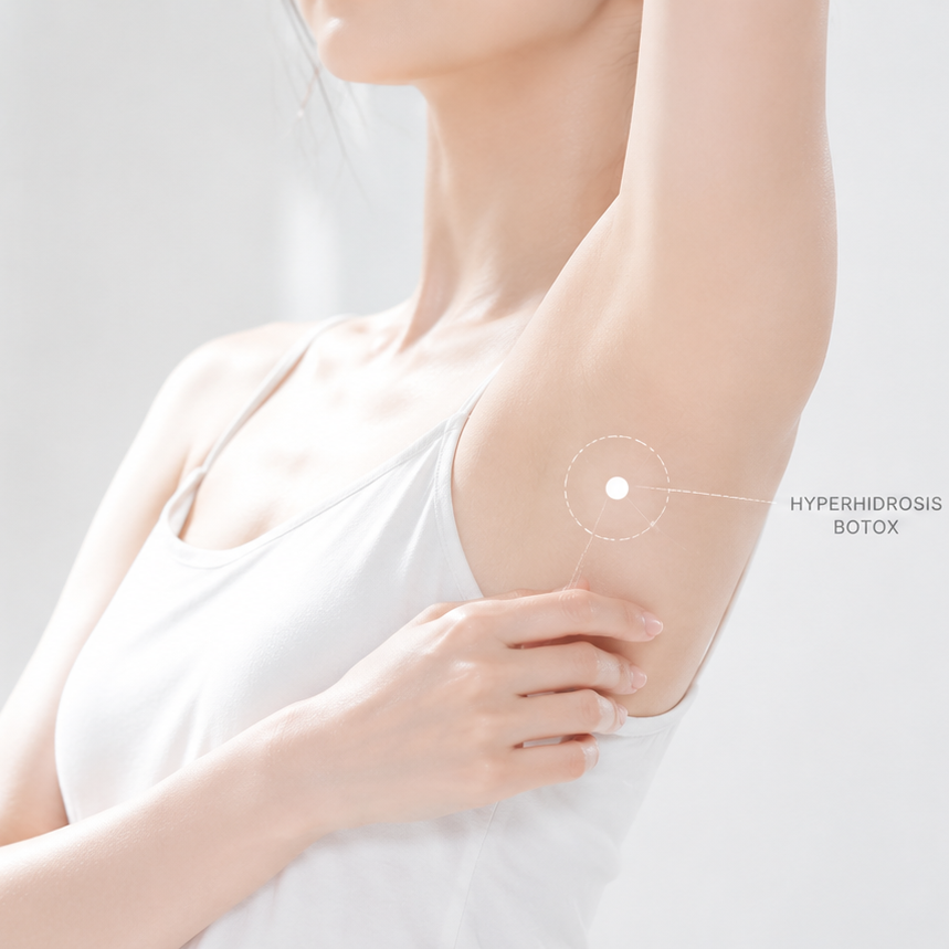 Hyperhidrosis Botox at JRYN Dermatology Seomyeon, Busan