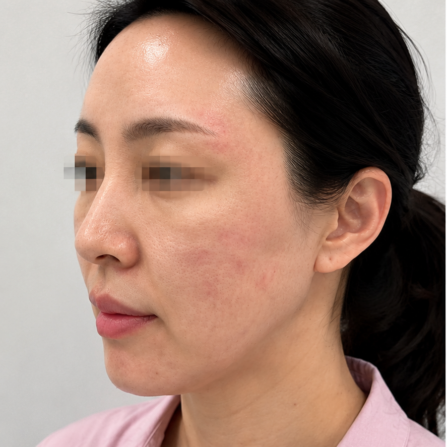 Patient before rejuran healer treatment at JRYN Seomyeon, Busan