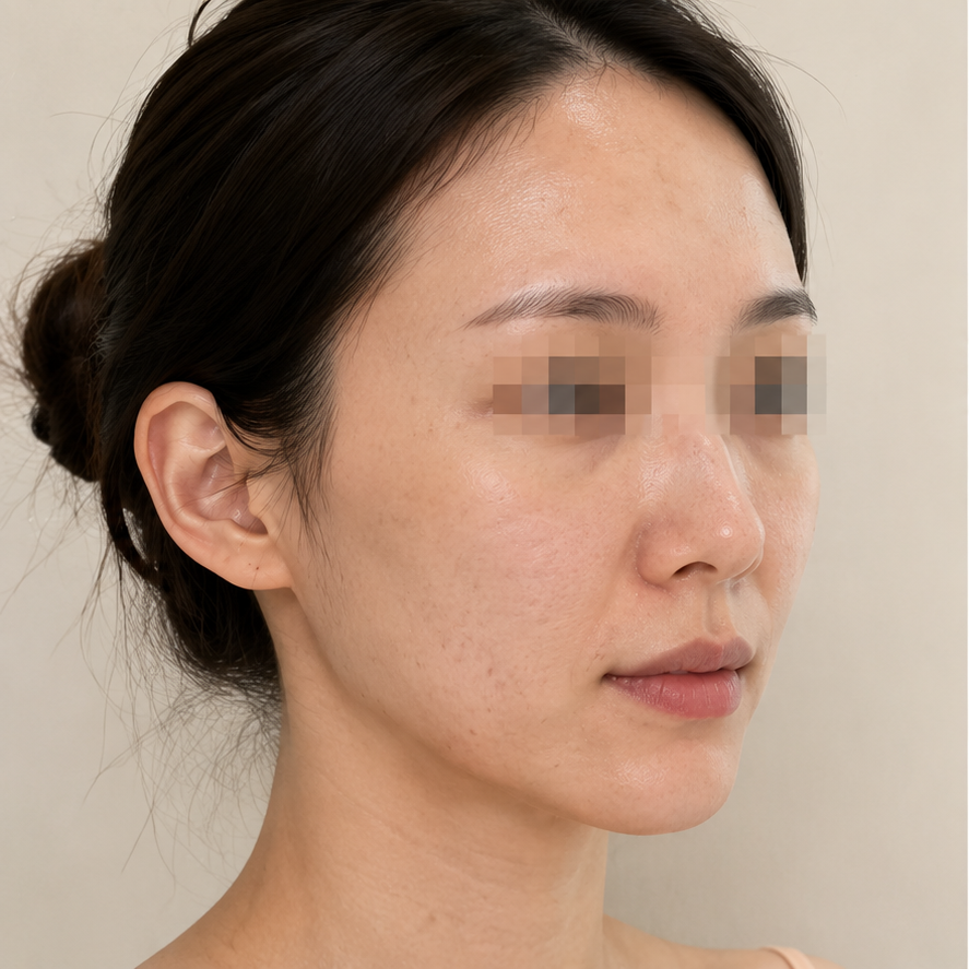 Patient before sculptra plla treatment at JRYN Seomyeon, Busan