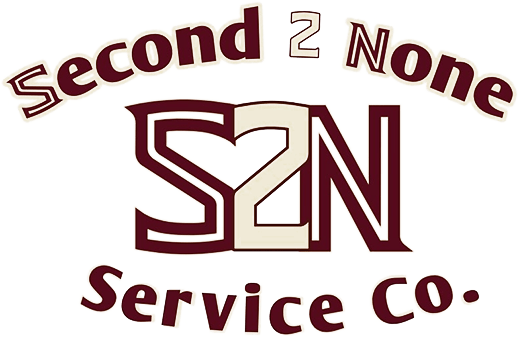A logo for a company called second 2 none service co.