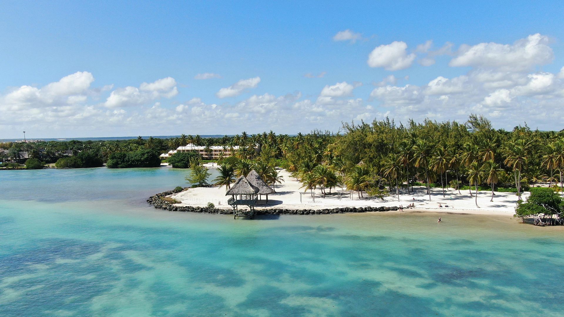 Beach in the Mauritius