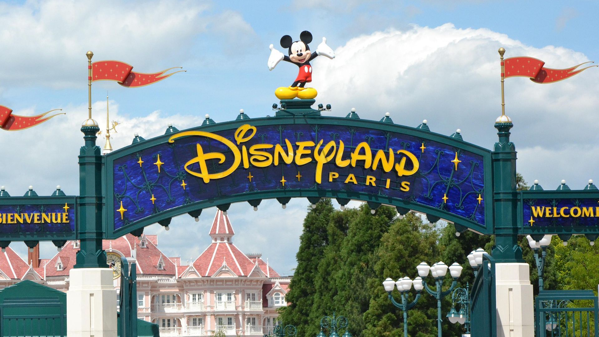 Entrance to Disneyland Paris
