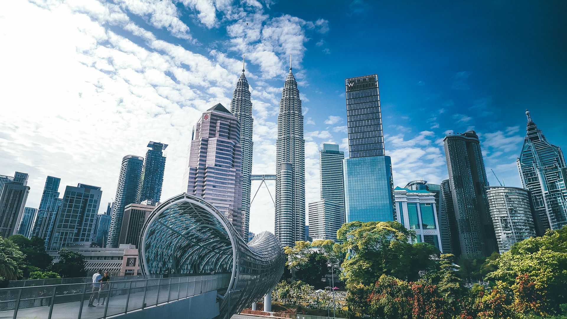 Petronas Towers in Kuala Lumpur, Malaysia