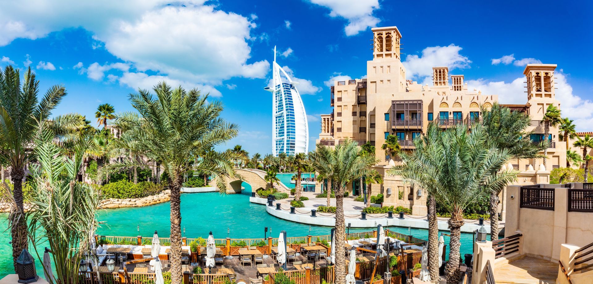 Madinat Jumeirah resort complex in Dubai