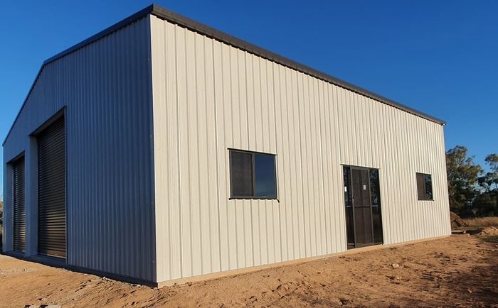Cream Shed - Sheds In Nanango, QLD