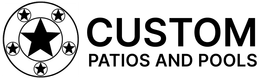 Black and white emblem with a large star inside a circle, surrounded by four smaller stars in circles, all within a larger circle.