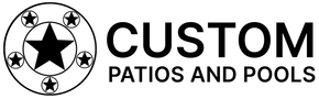 Black and white emblem with a large star inside a circle, surrounded by four smaller stars in circles, all within a larger circle.