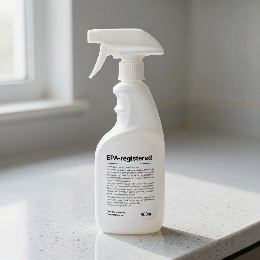 White spray bottle with