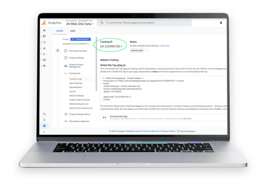 Guide To Google Analytics - Link Your Website