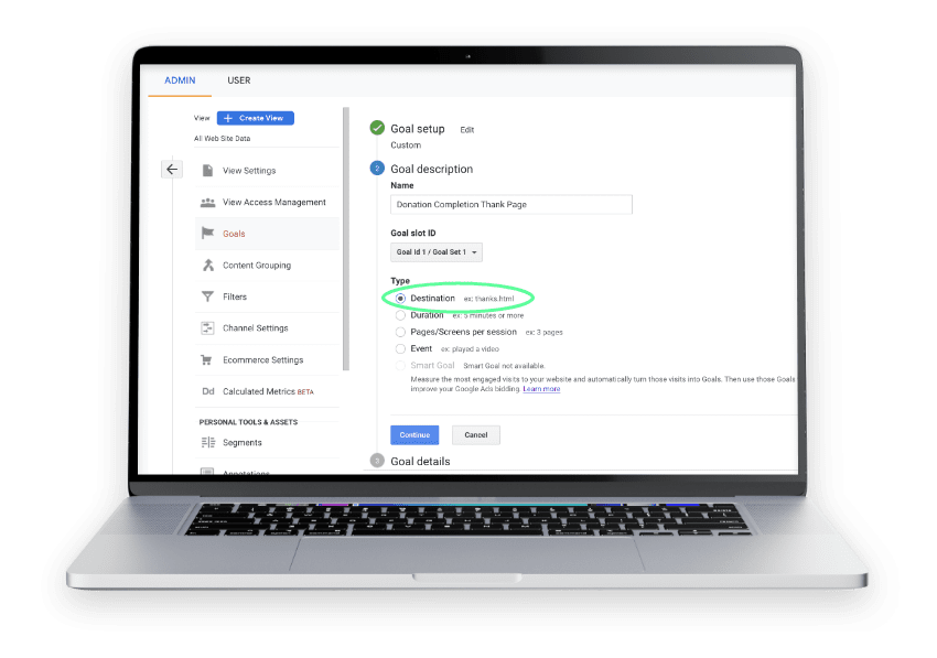 Guide To Google Analytics - Setup Google Analytics Goals