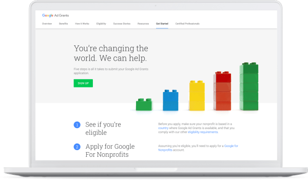 Apply for the Google Ad Grant