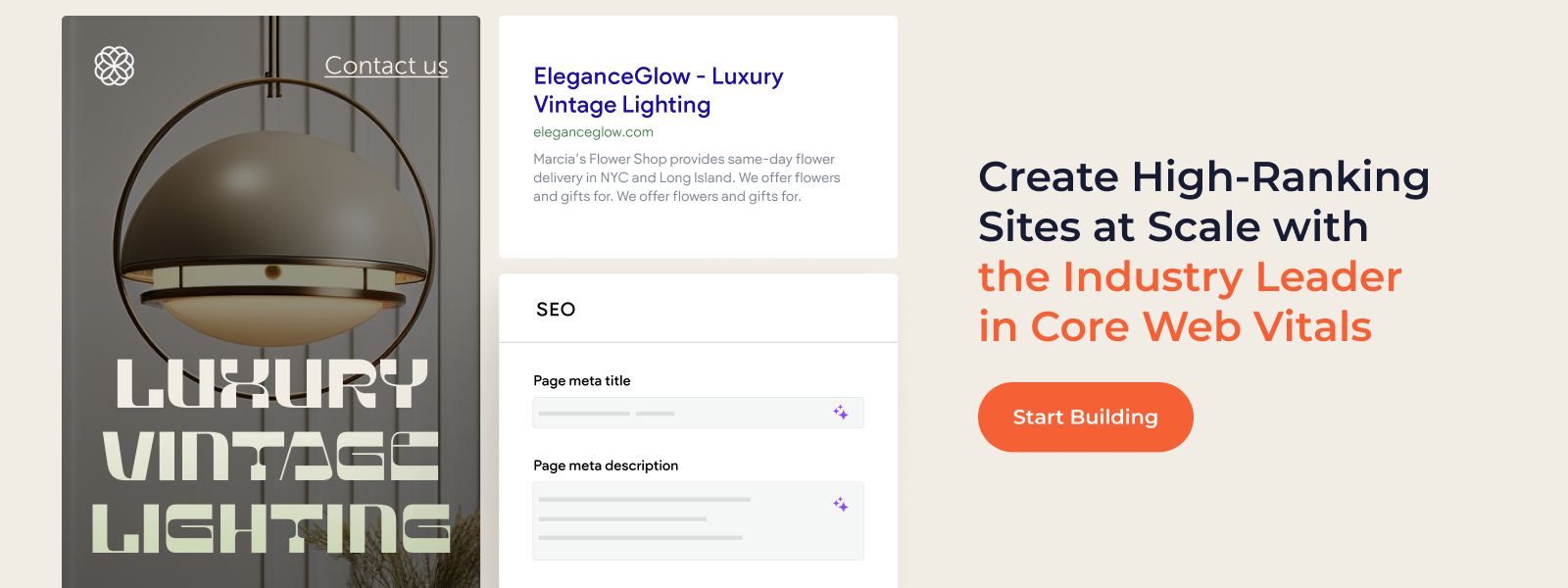 Create High-Ranking Sites at Scale with the Industry Leader in Core Web Vitals. Start Building