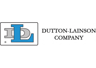 Dutton-Lainson Company logo with blue and gray DL emblem and black text on white background