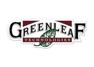 GreenLeaf Technologies logo in green and maroon text on a white background