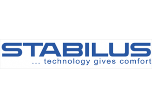 STABILUS logo in blue with the tagline “technology gives comfort”