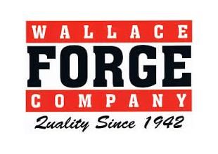 Wallace Forge Company logo in red, black, and white with “Quality Since 1942” tagline