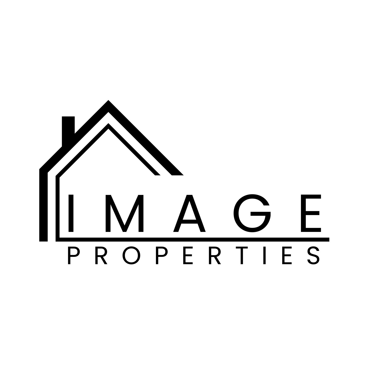 Logo for Image Properties: stylized black house outline over 