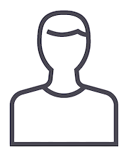 icon of a person indicating how to contact eagles rest.
