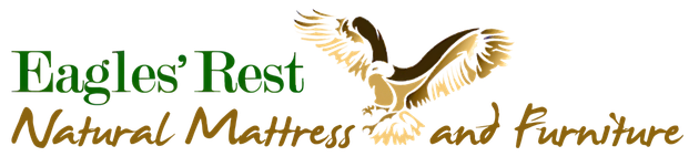 Eagles' Rest logo. Natural Mattress and Furniture