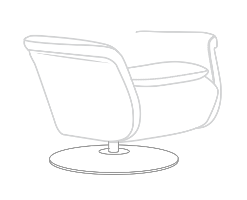 Ekornes Stressless Recliner has a criss-cross base option.