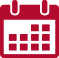 Red calendar icon with white date squares and binding tabs