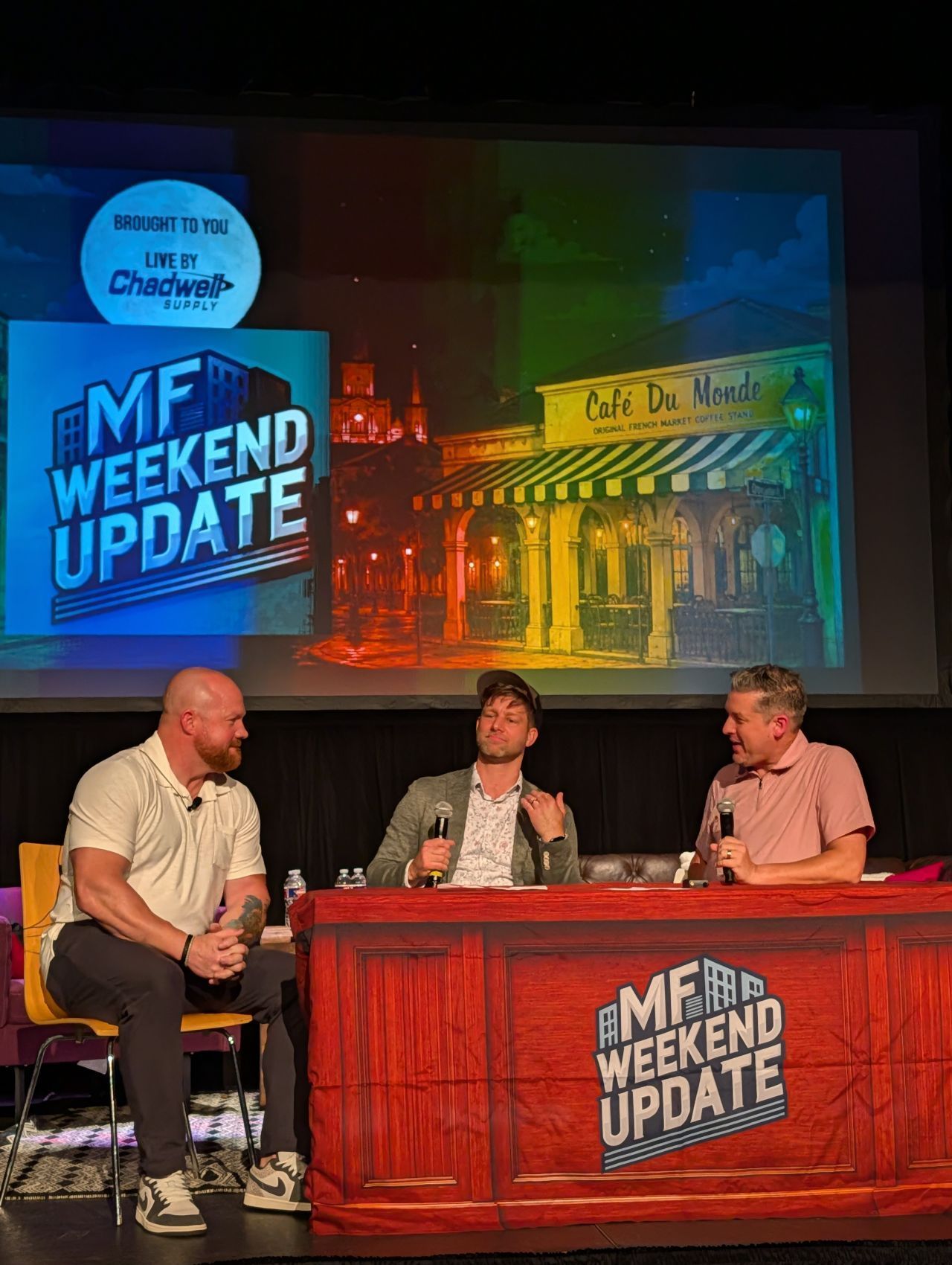 The Multifamily Weekend Update take the stage at Podcast Palooza