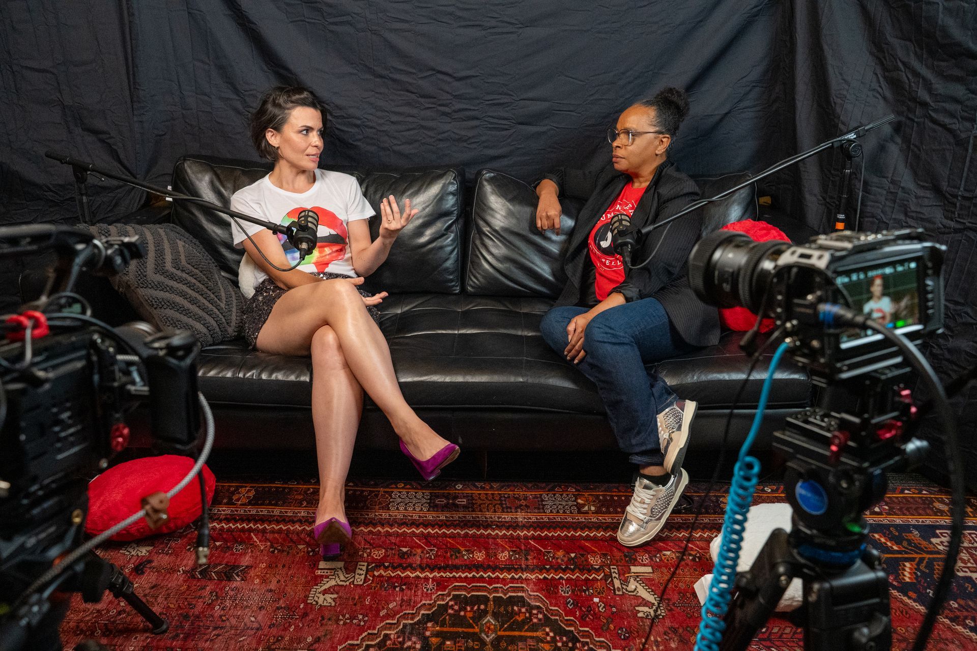 Ashley James interviews Lia Nichole Smith at Podcast Palooza
