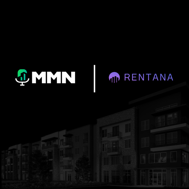 MMN and PERQ logos on a dark background with a faint apartment building silhouette