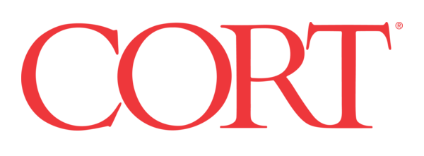 CORT logo in red serif lettering on a white background