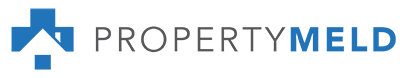 Blue logo with a plus sign combined with a house, and the text 