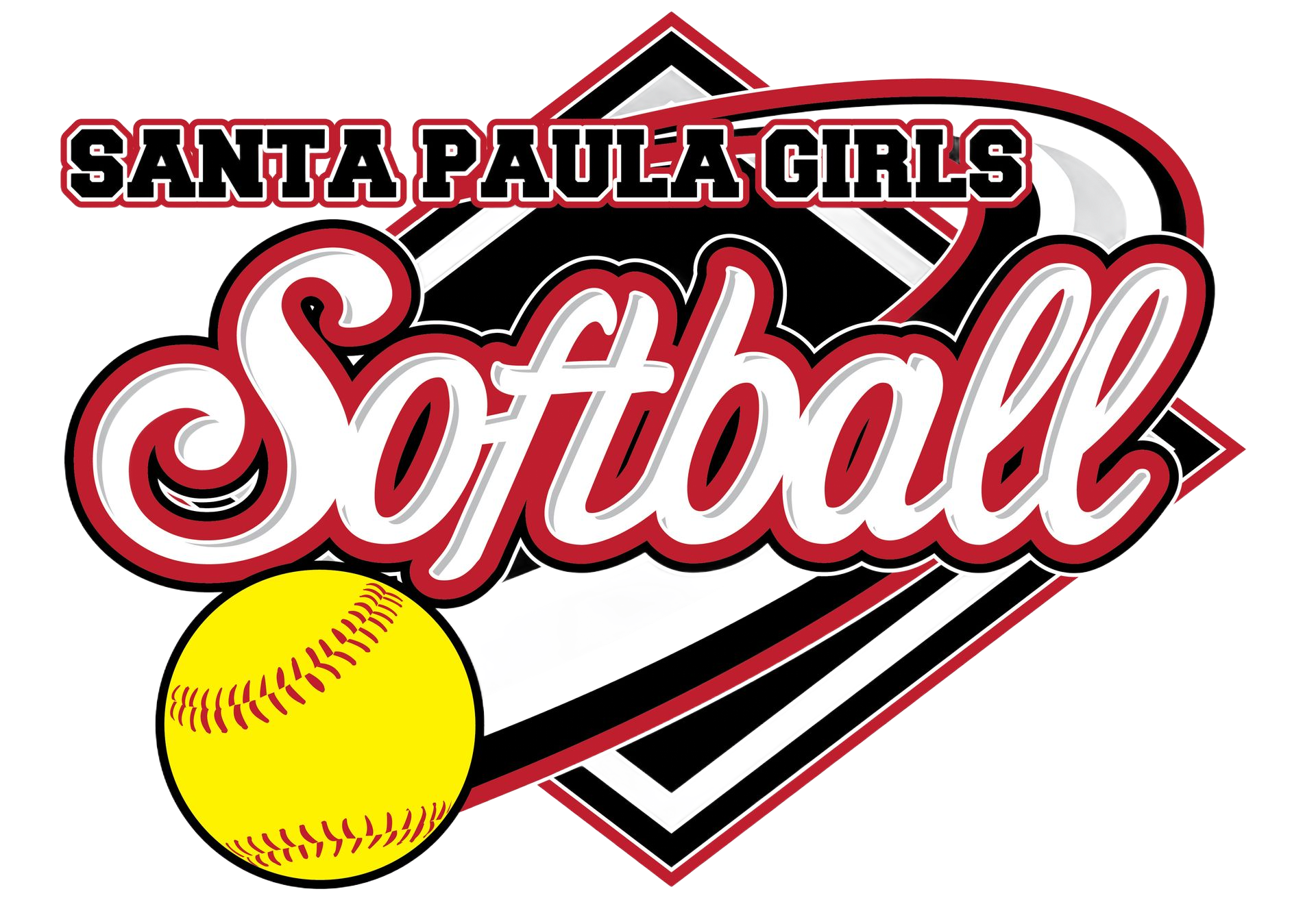 Cypress USA Girls Softball logo with blue text on white background and a red/blue USA Softball emblem.