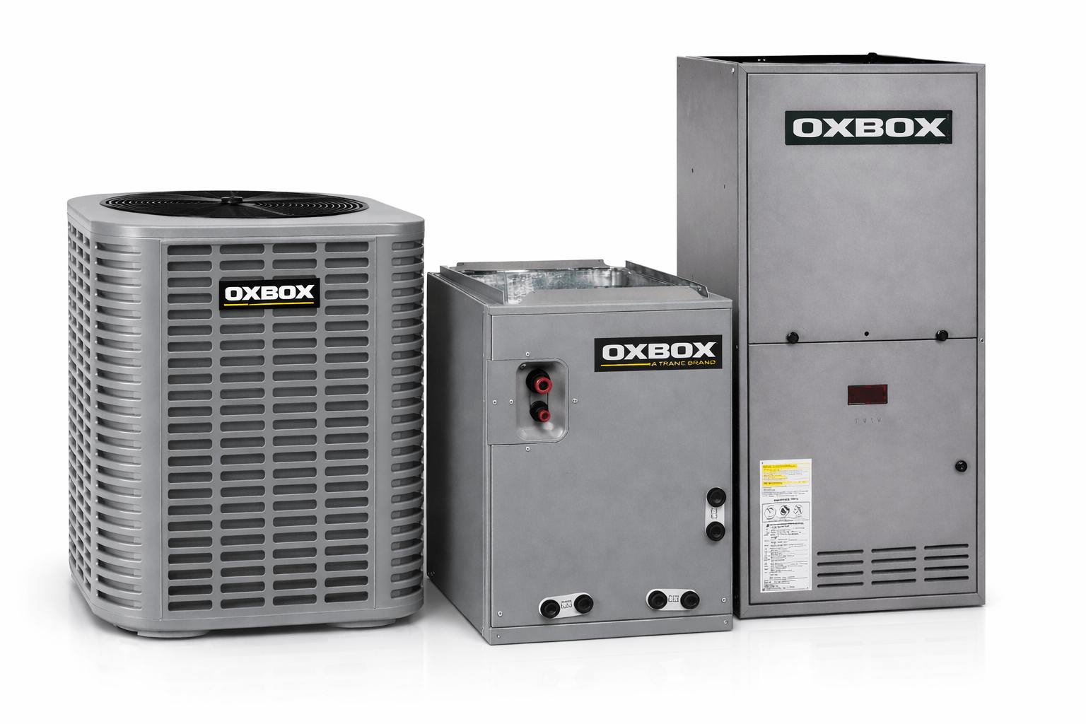 3.5 Ton 14.3 SEER2 Oxbox Split System AC with 60,000 BTU 96% AFUE Gas Furnace - R454B