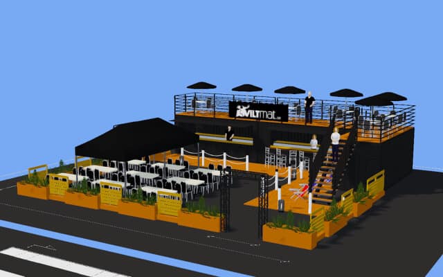 Viltmats ”Foodcourt”
