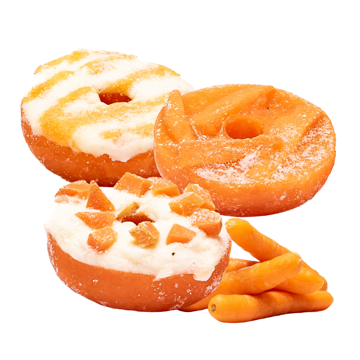 Trio Veggie Donuts