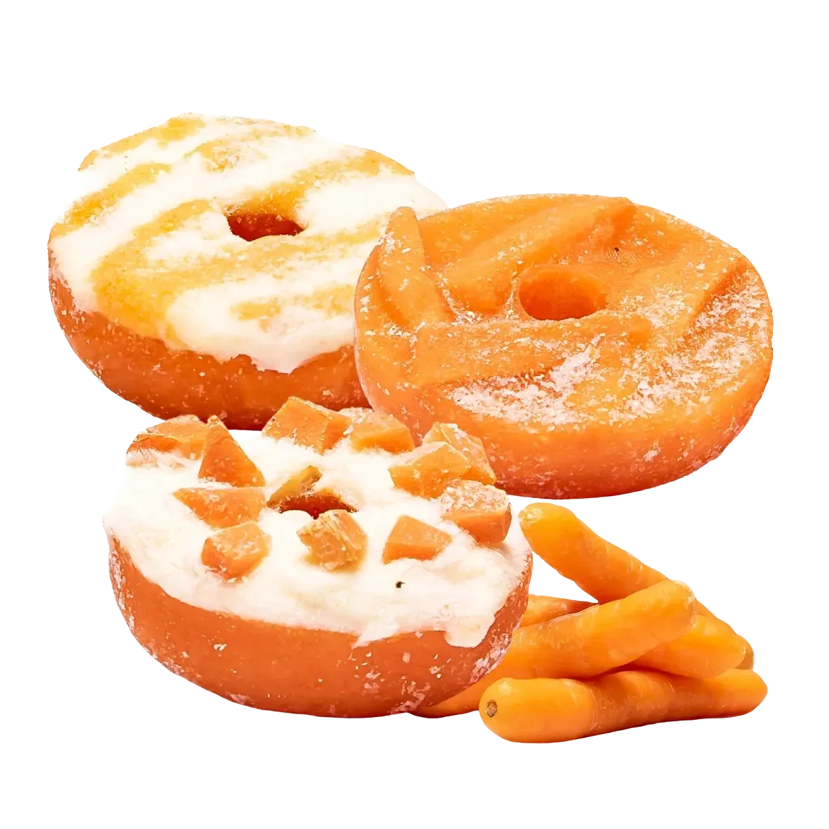 Trio Veggie Donuts