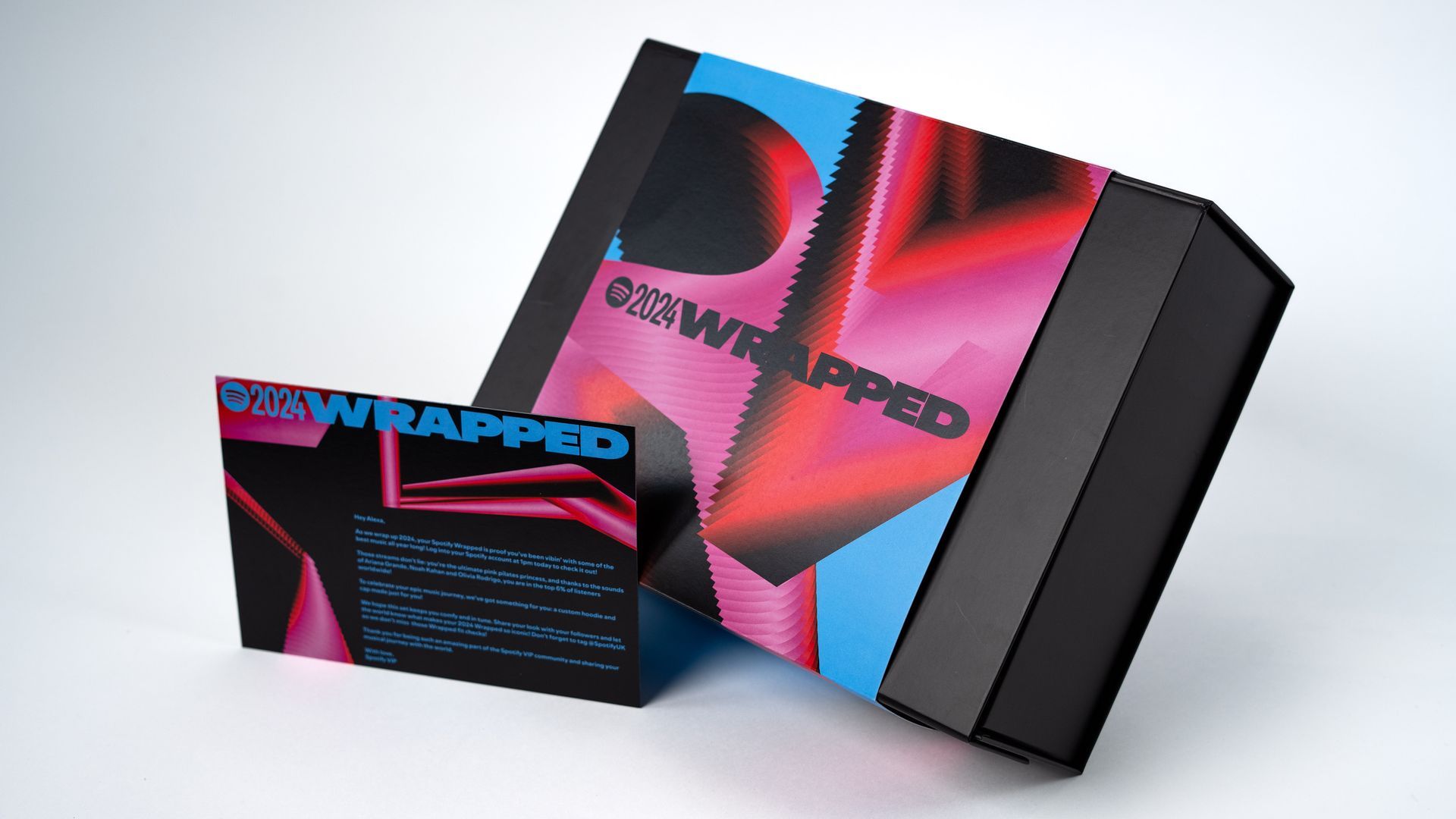 Abstract design spotify pr box