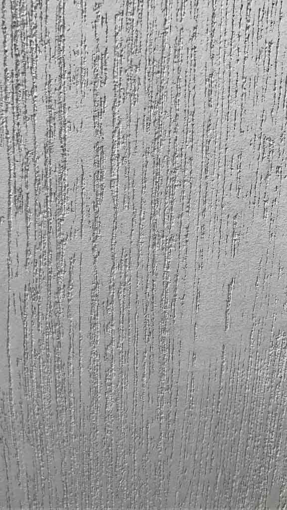 detail of venezia stucco combed botticino