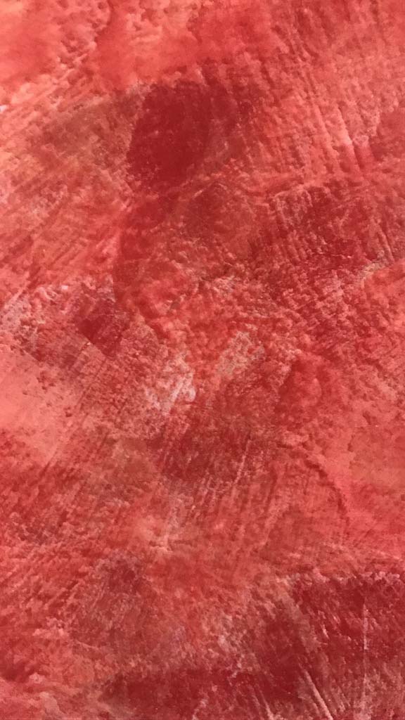 venezia stucco image of red marmorino sample