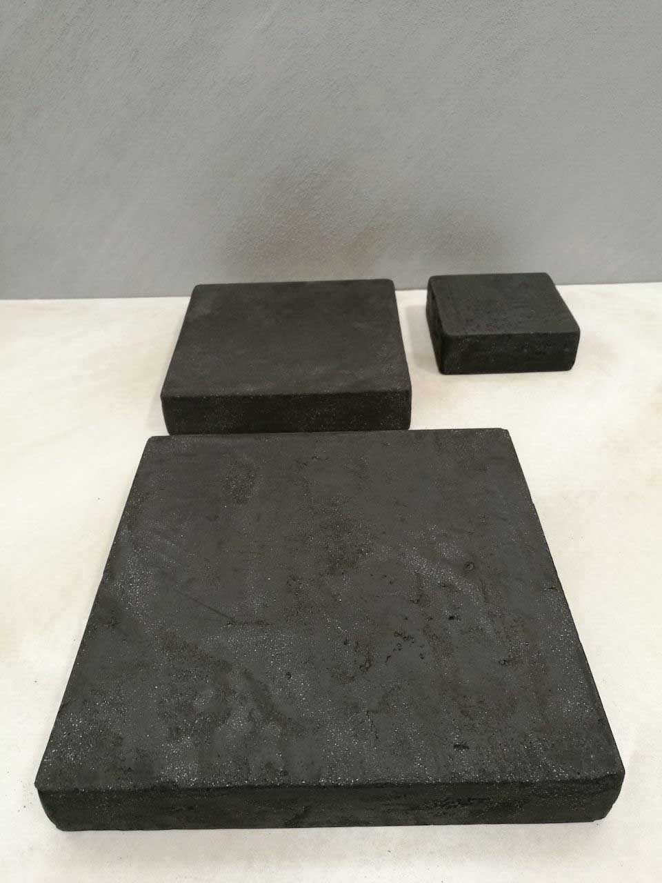 venezia stucco image of black vesuvio material blocks