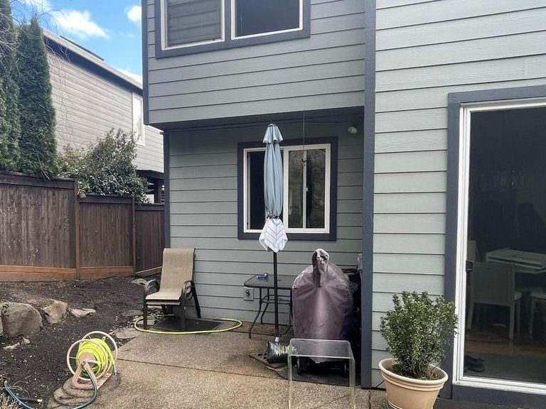 Before Crown Installed a New Patio Cover in West Linn