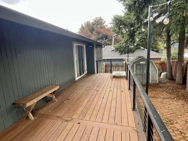 Before Crown Installed a Patio Cover in Tualatin, OR