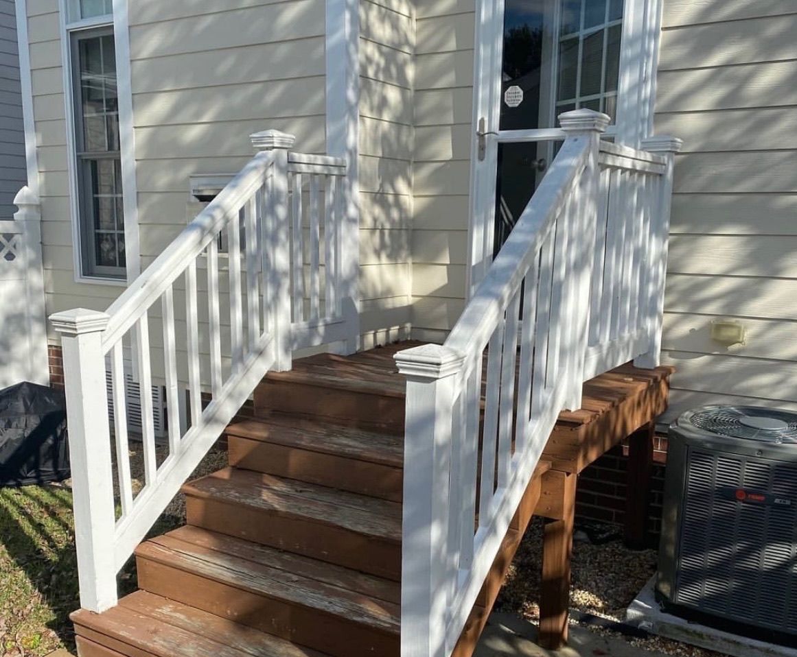 Before Deck Installation by Crown Patio Covers