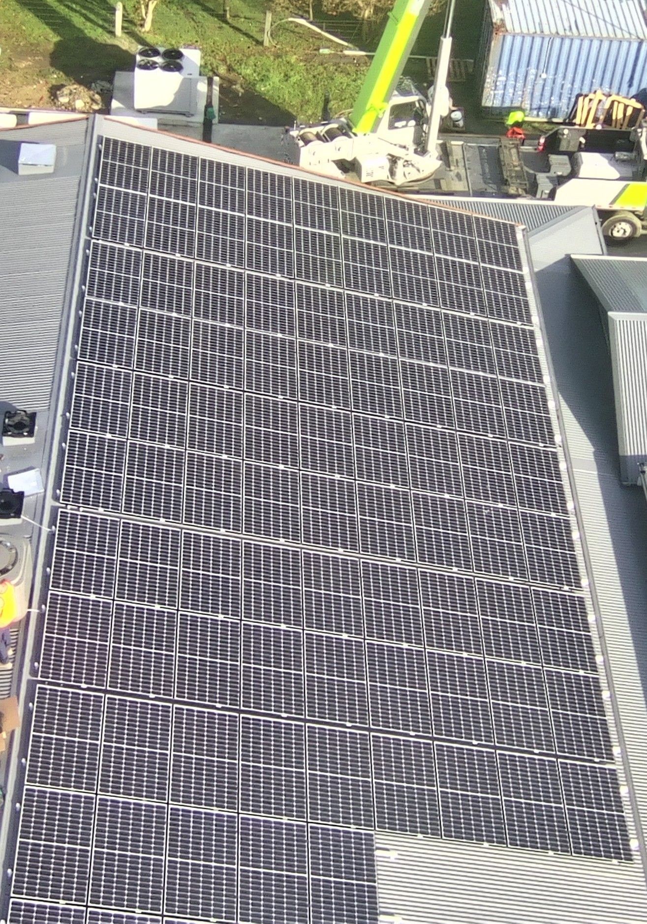 Rooftop Solar Panels Covering Most Of A Building's Surface — Mackies in Taree, NSW