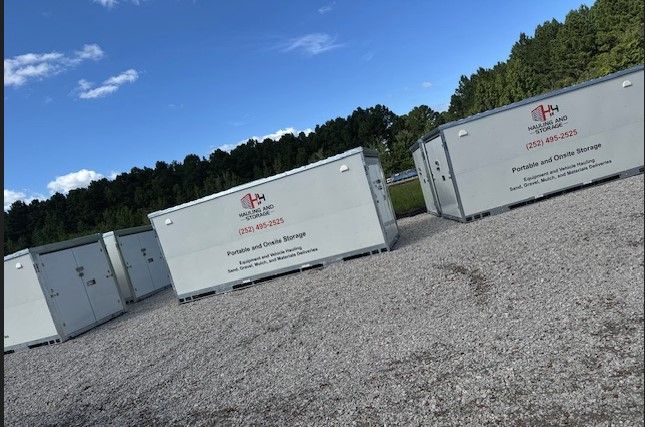 On site storage at our secure lot