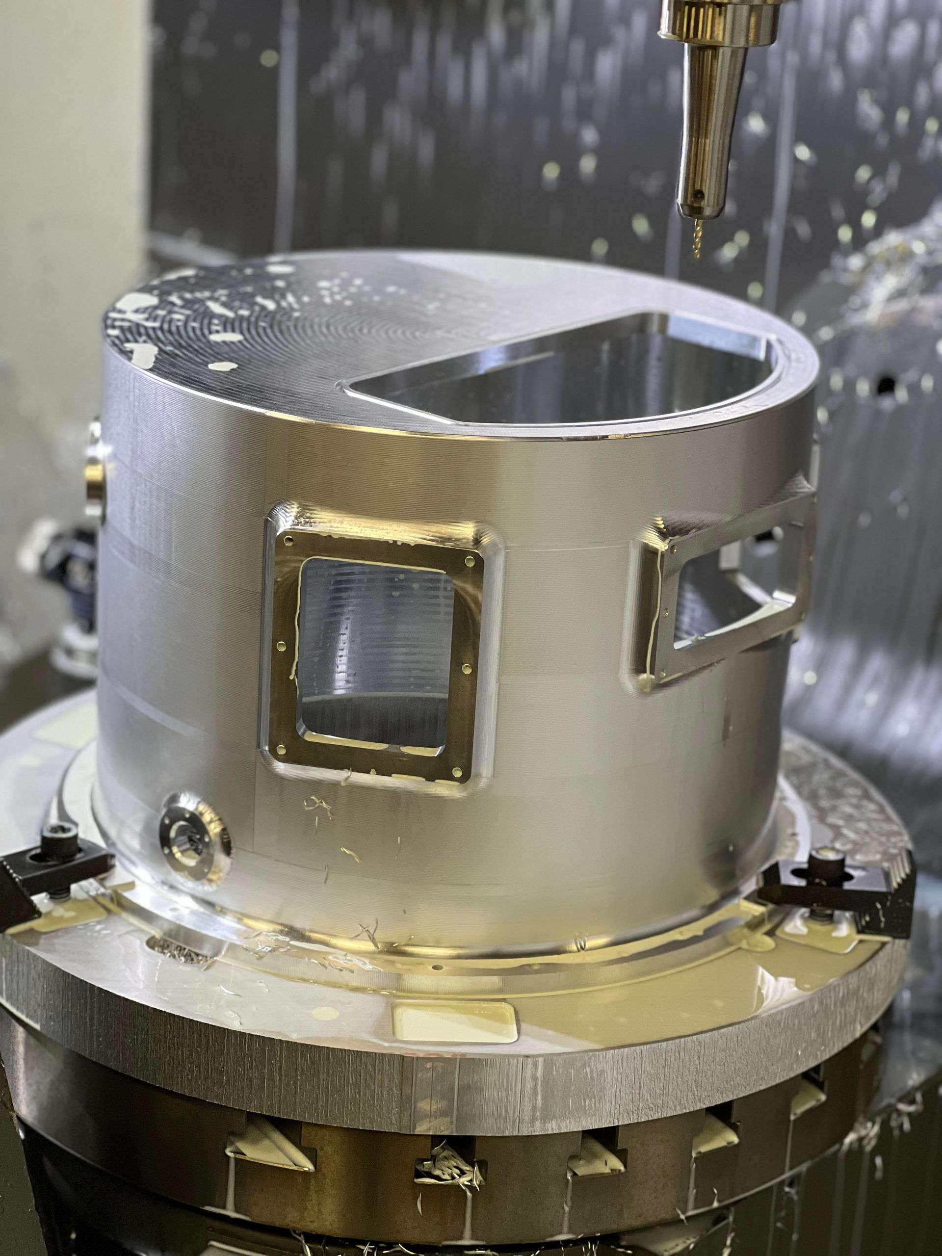 Machined Casing from 6061 Aluminum Billet