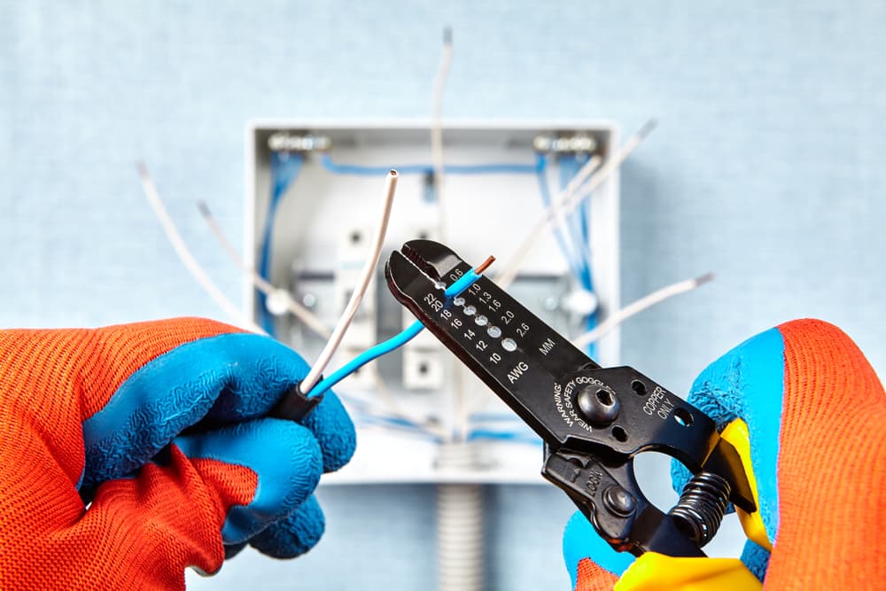 Using Stripper Cutter Tool - Mikkelsen Electrical Contractors in Mount Isa, QLD