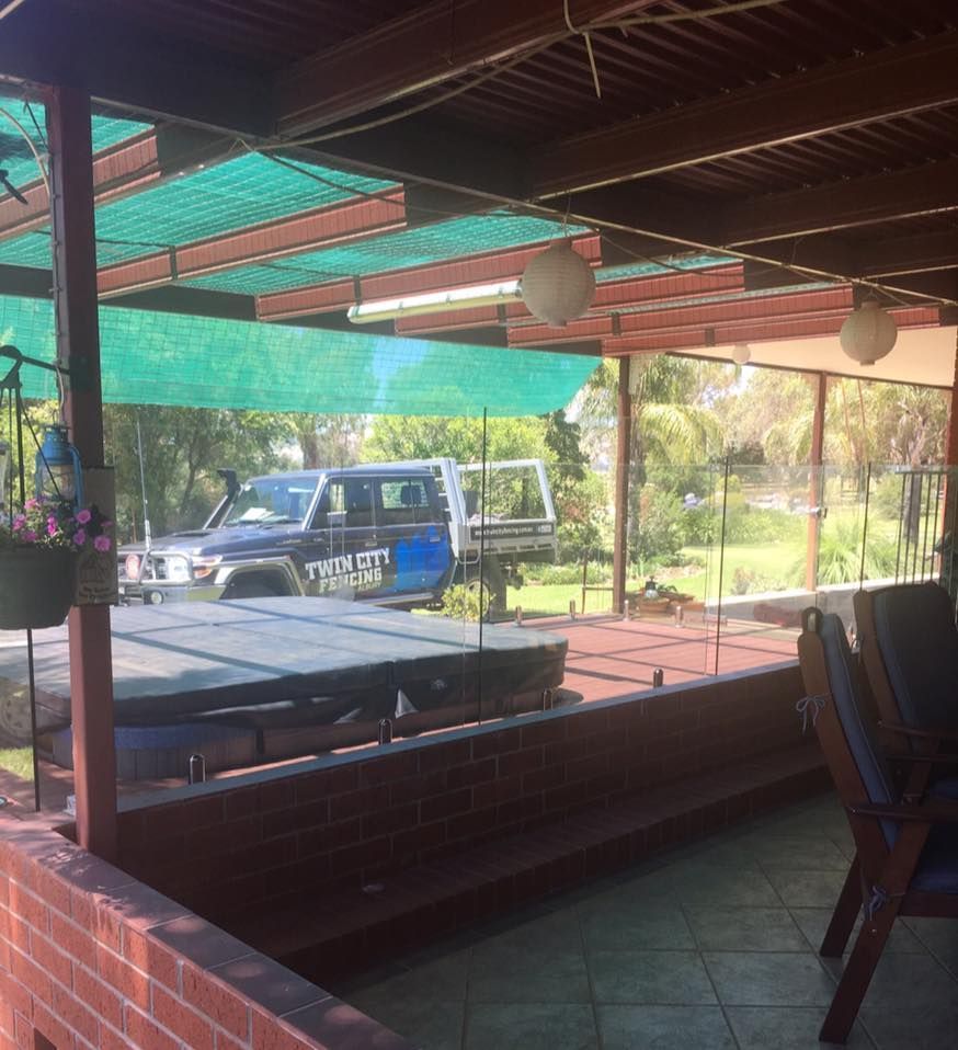 Restaurant Glass Fencing — Thurgoona, NSW — Twin City Fencing