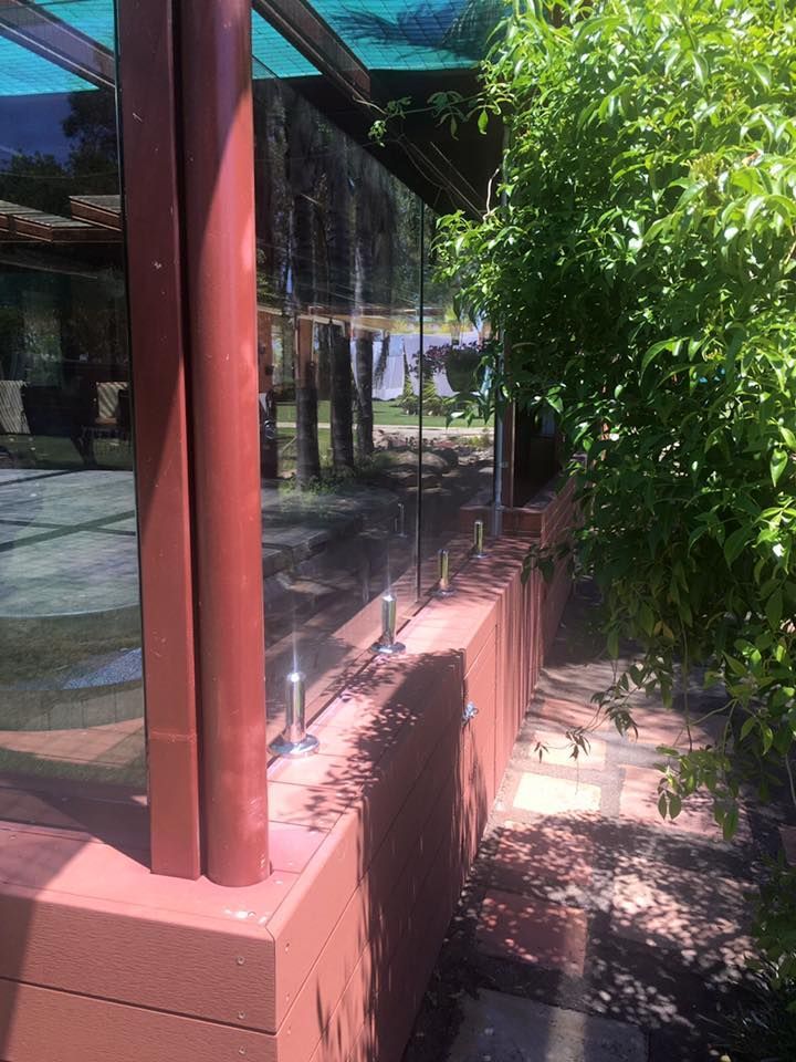 Glass Fencing Commercial — Thurgoona, NSW — Twin City Fencing