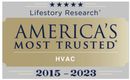 A lifestory research logo for america 's most trusted hvac