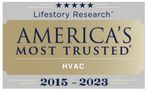 A lifestory research logo for america 's most trusted hvac